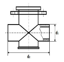 Подставка под гидрант из ПЭ изготавливаются в диапазоне: d1 (63-1000) с любым удлинением d2